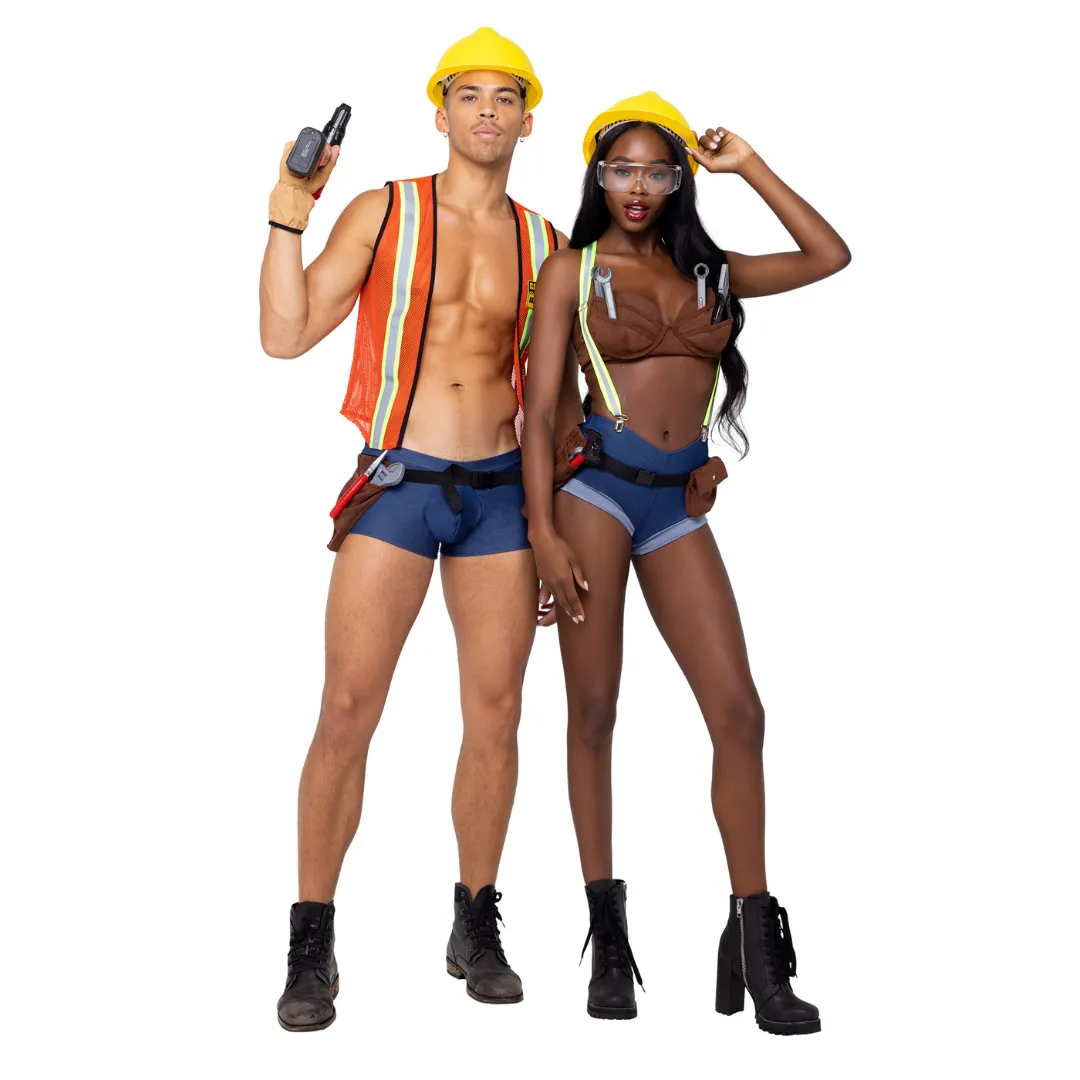 Mens Construction Hard-Worker Costume