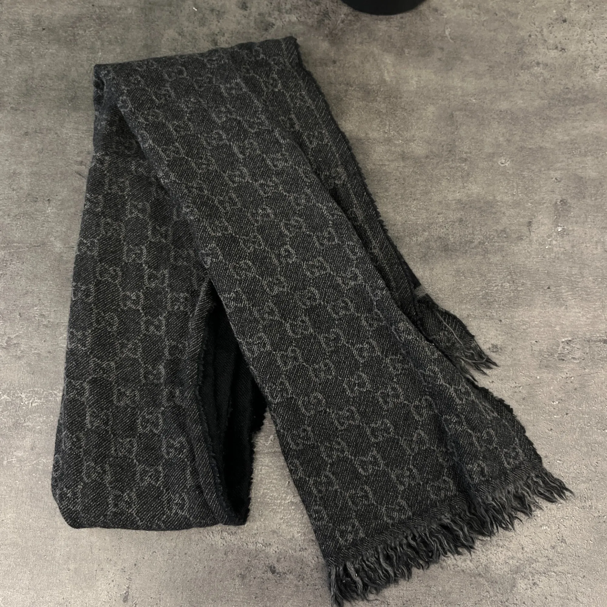 Men's Gg Supreme Scarf Black