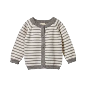 NATURE BABY PIPER CARDIGAN BROOK SAILOR STRIPE