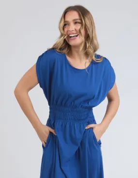 Nelle Midi Dress - China Blue - Elm Lifestyle