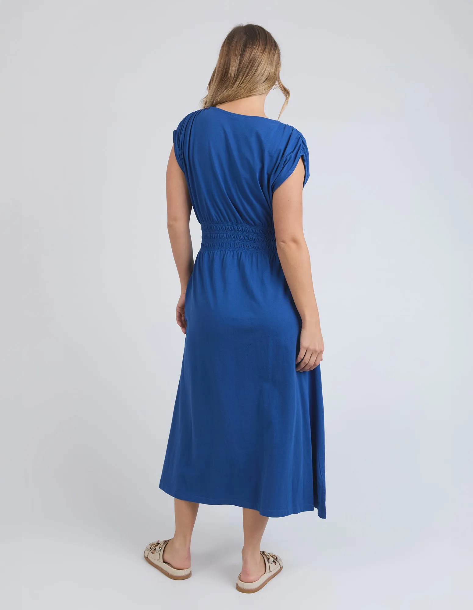 Nelle Midi Dress - China Blue - Elm Lifestyle