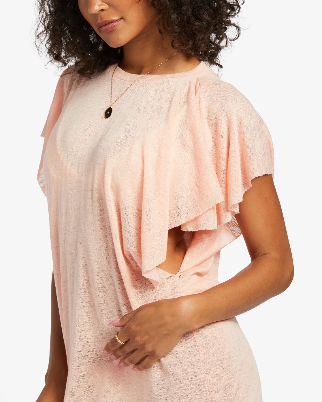 Out For Waves Cover-Up Dress - Soft N Peachy