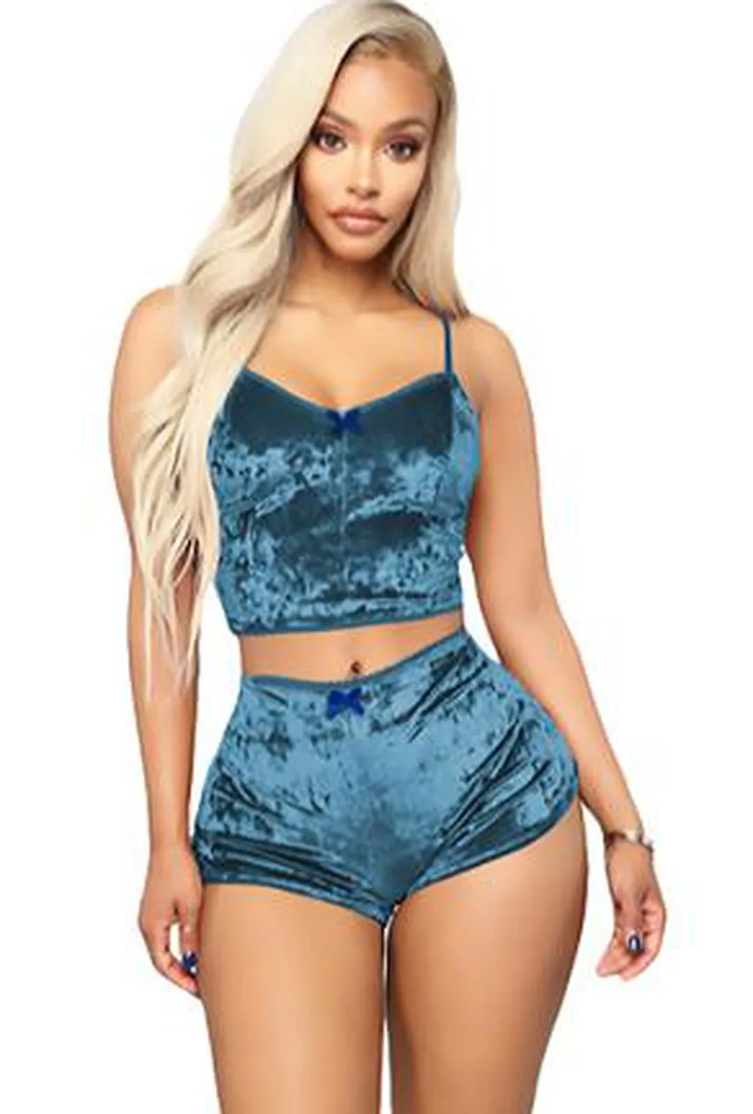 PAGGI - VELVET CAMISOLE SET