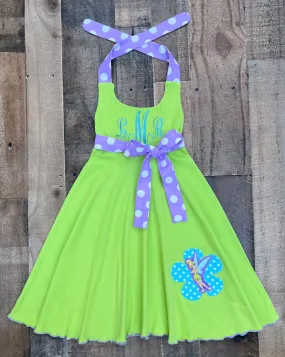 Personalized Tinkerbell  Dress