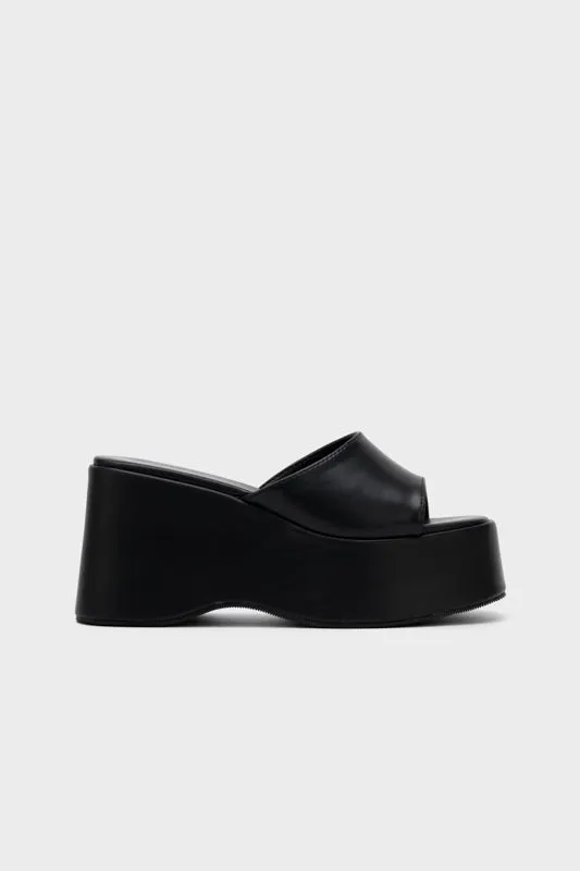 PLATFORM WEDGE HEEL SLIDE