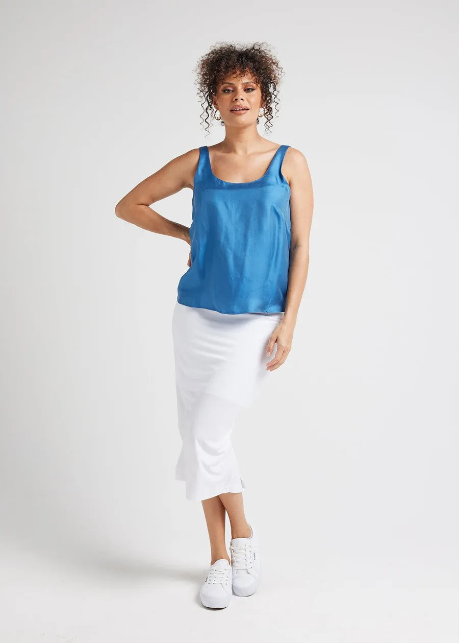 Poppy Silk Sleeveless Camisole