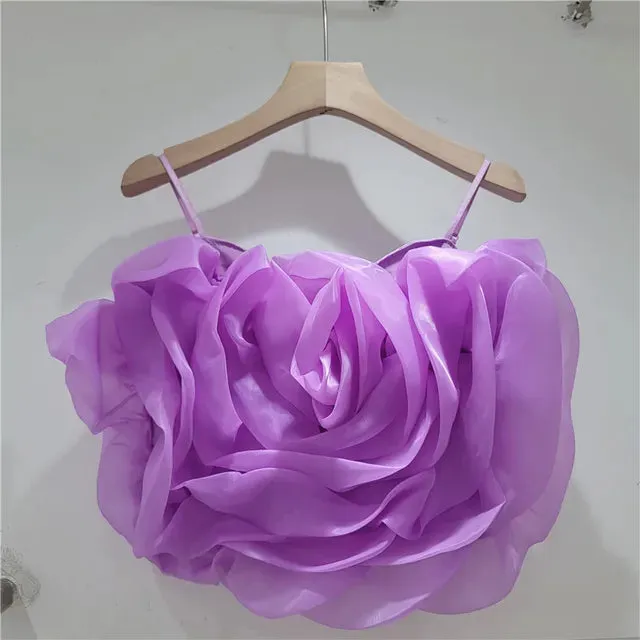 Pre Order:  Chiffon Flower Cami Top