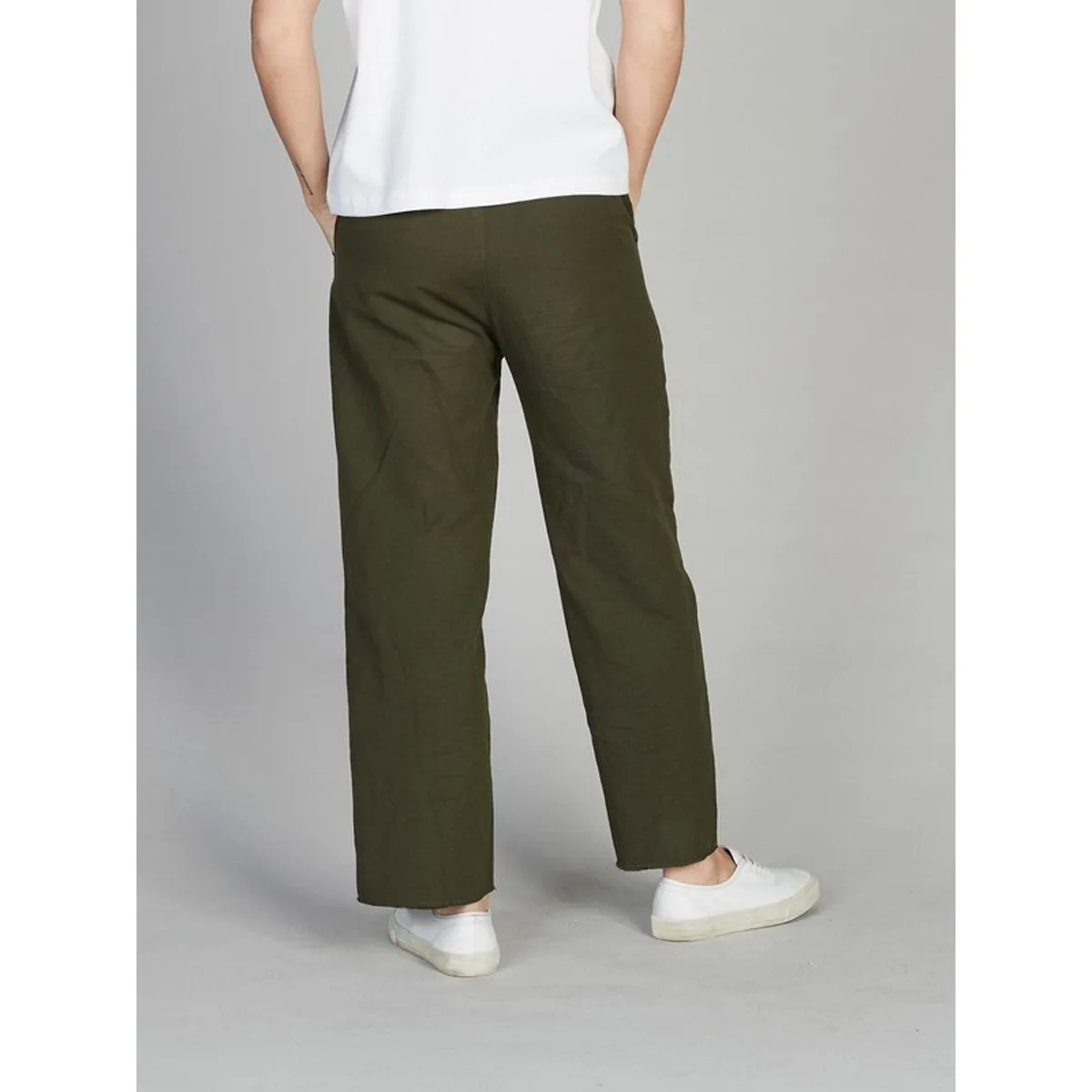 Quiksilver Women's Flared Cropped Linen Pants