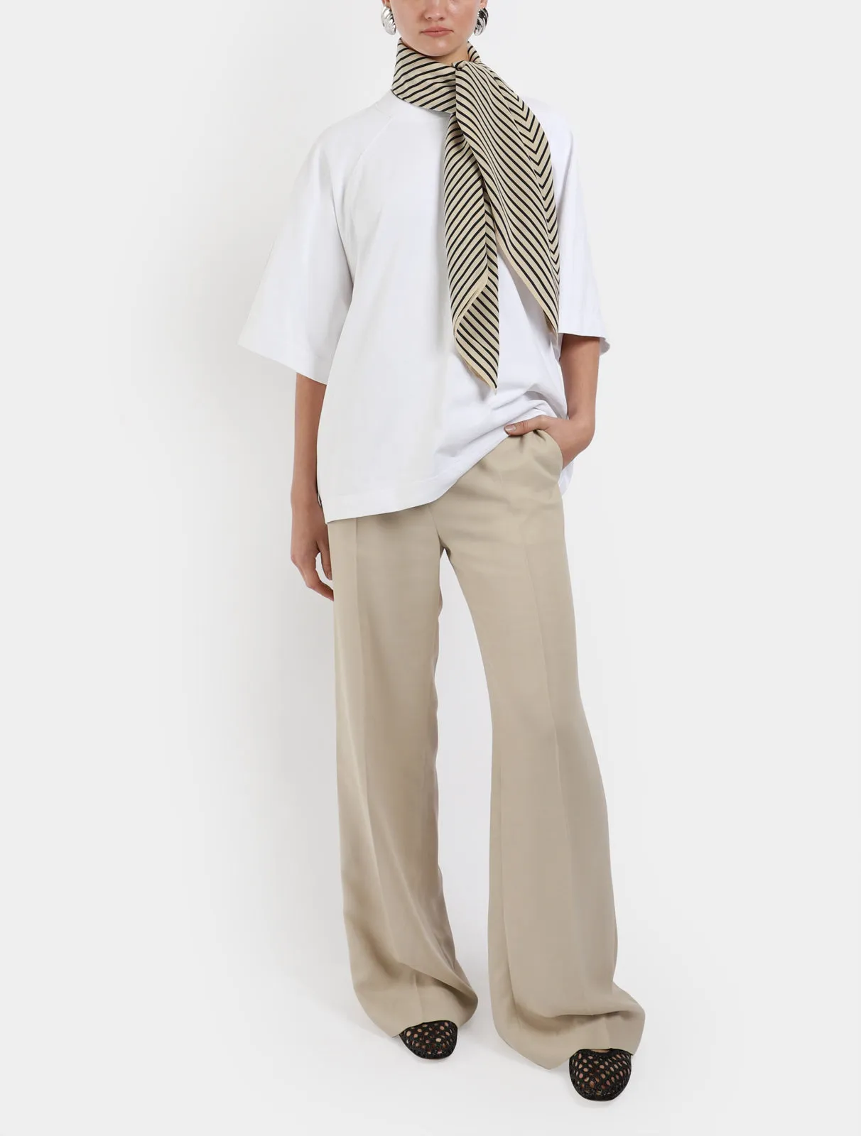 Relaxed Straight Trousers