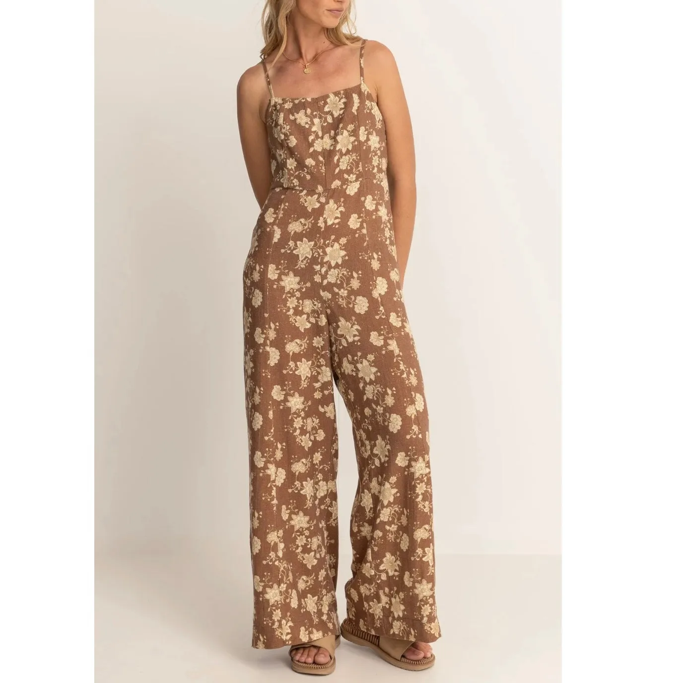 Rhythm | Nova Paisley Wide Leg Jumpsuit