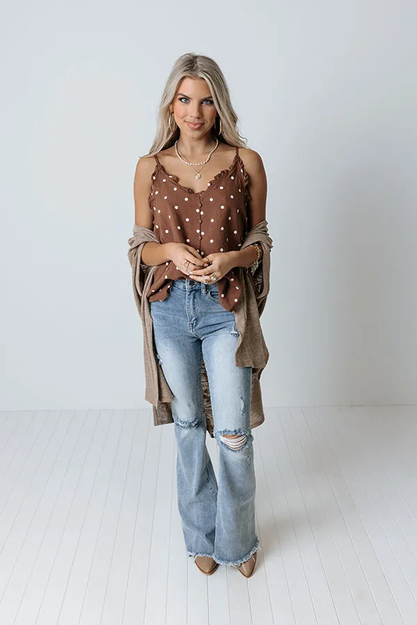 Risen The Bryana High Waist Distressed Flares In Light Wash