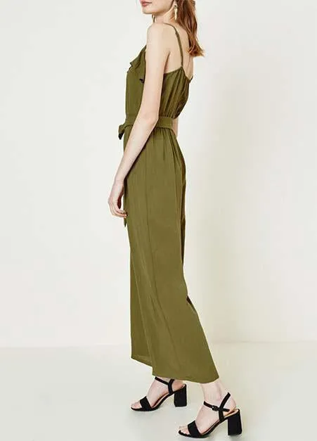 Ruffle Front Thyme Jumpsuit