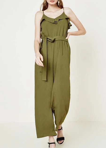 Ruffle Front Thyme Jumpsuit