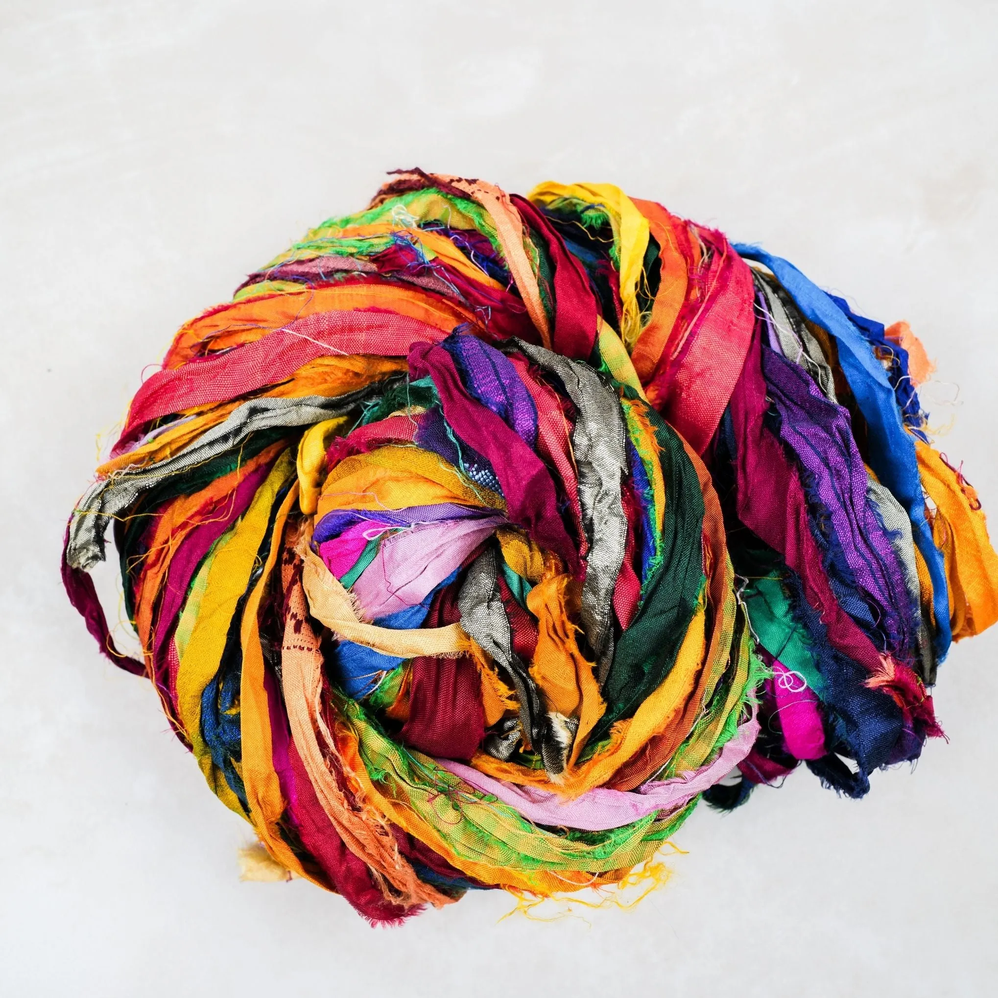 Sari Silk Ribbon - "At the Bahamas"