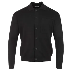 Seinse Button Thru Cardigan in Black