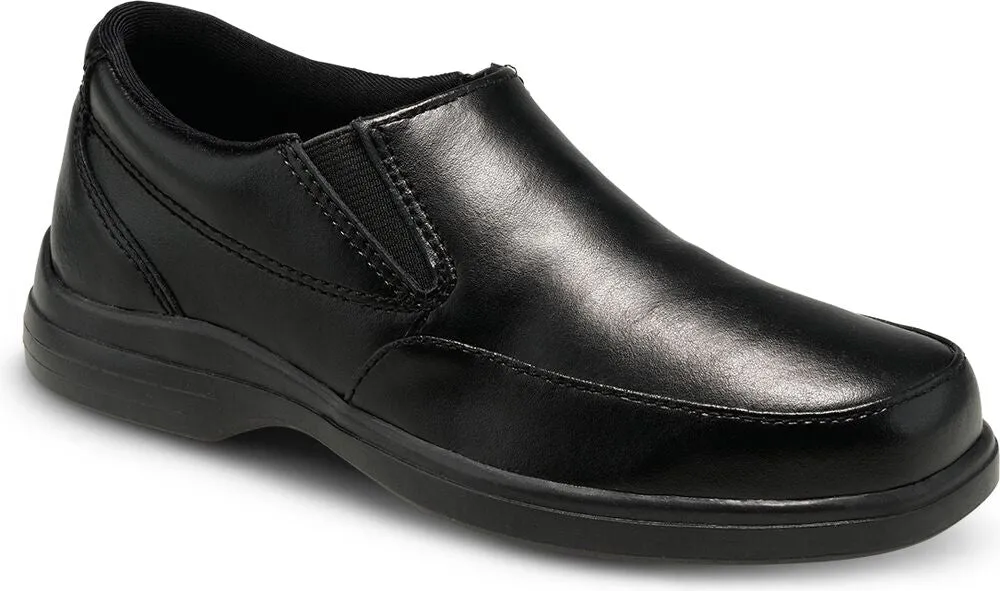 Shane Kid's Slip-on Shoe - Black Leather