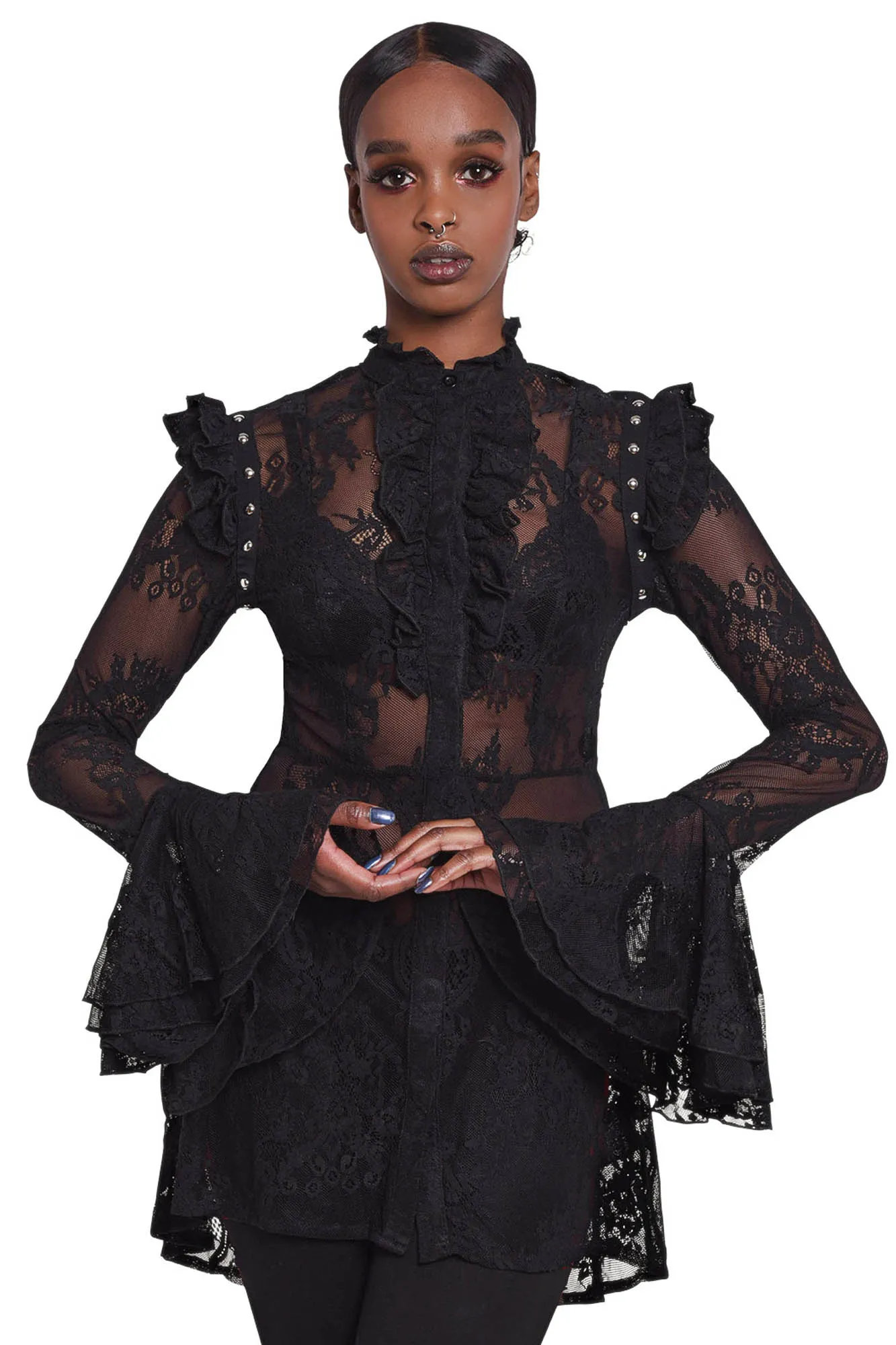 She's Wicked Lace Blouse