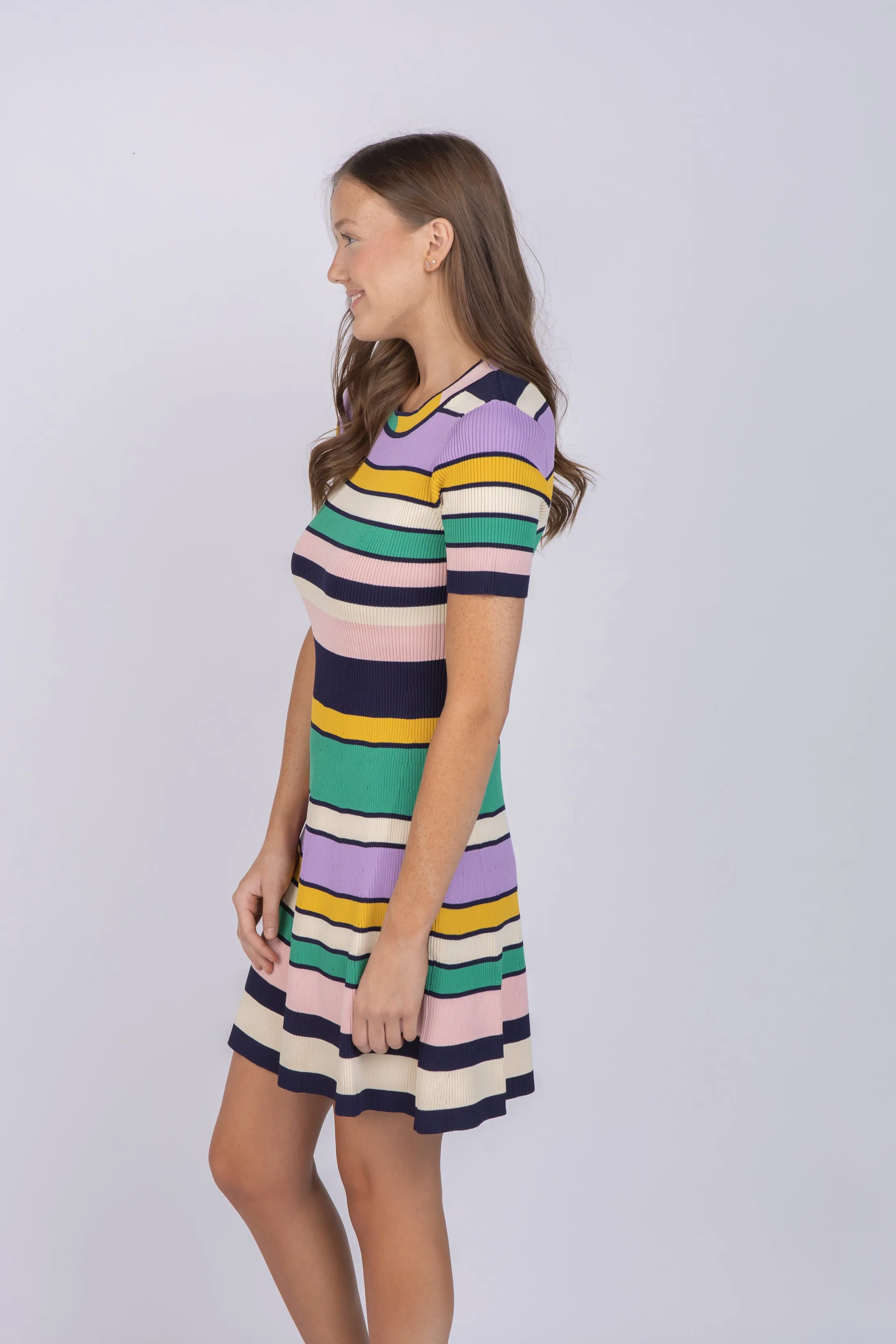 Shoshanna Nora Dress in Navy Multi