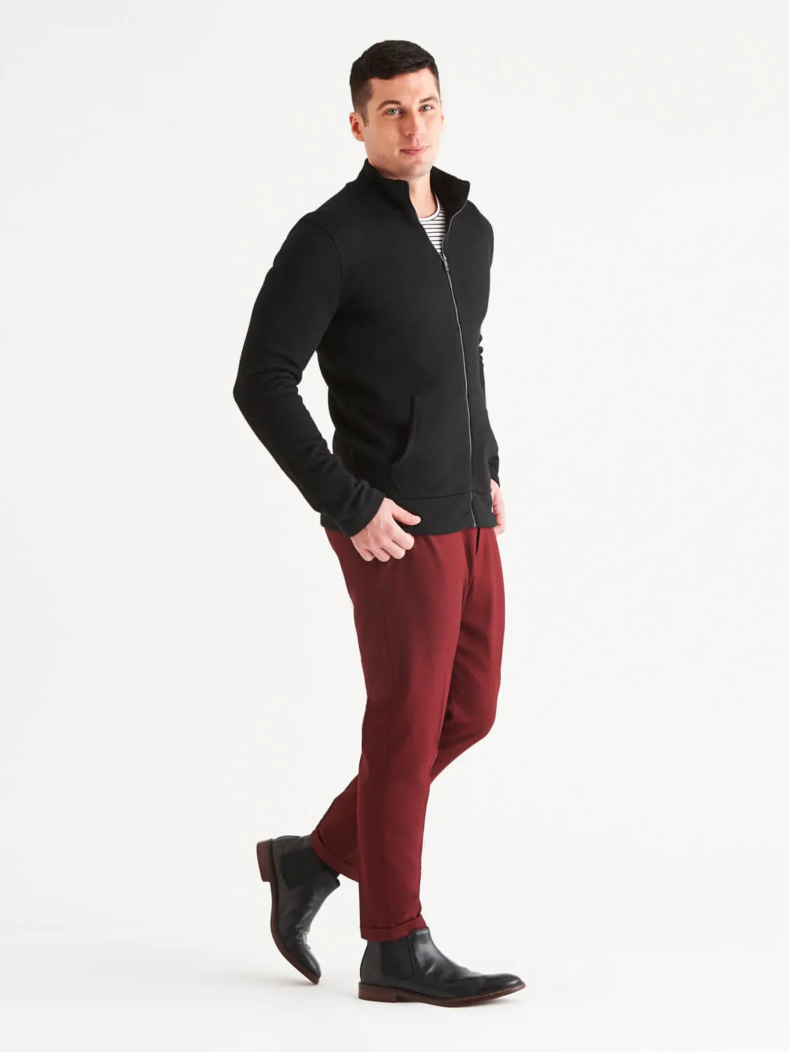 Sidney LuxCore™ Cashmere Zip Sweater