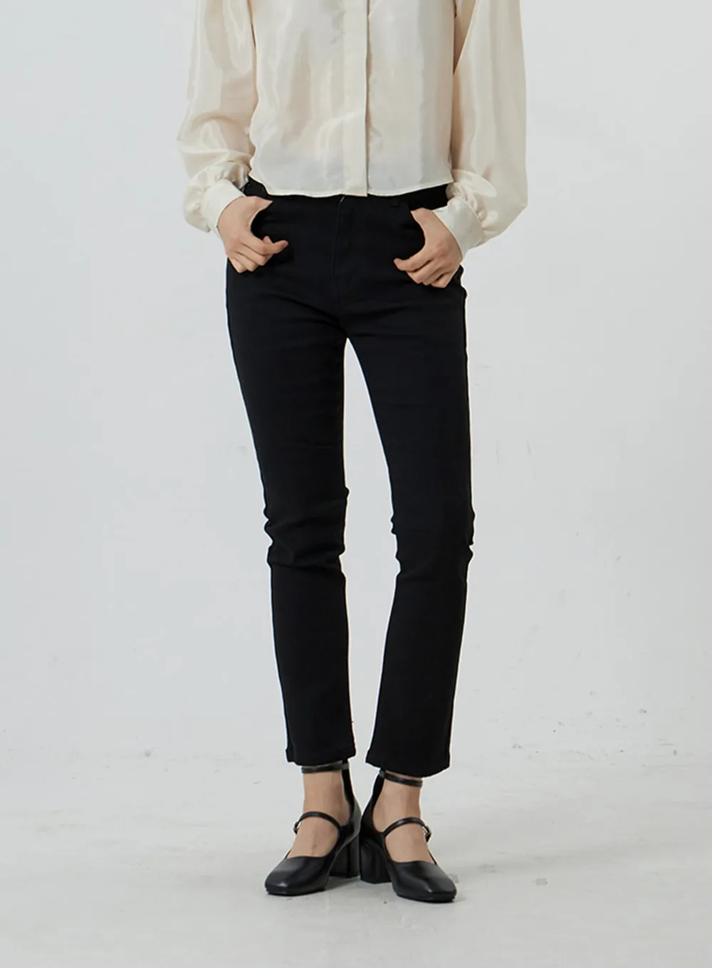 Slim Fit Ankle Pants OD08