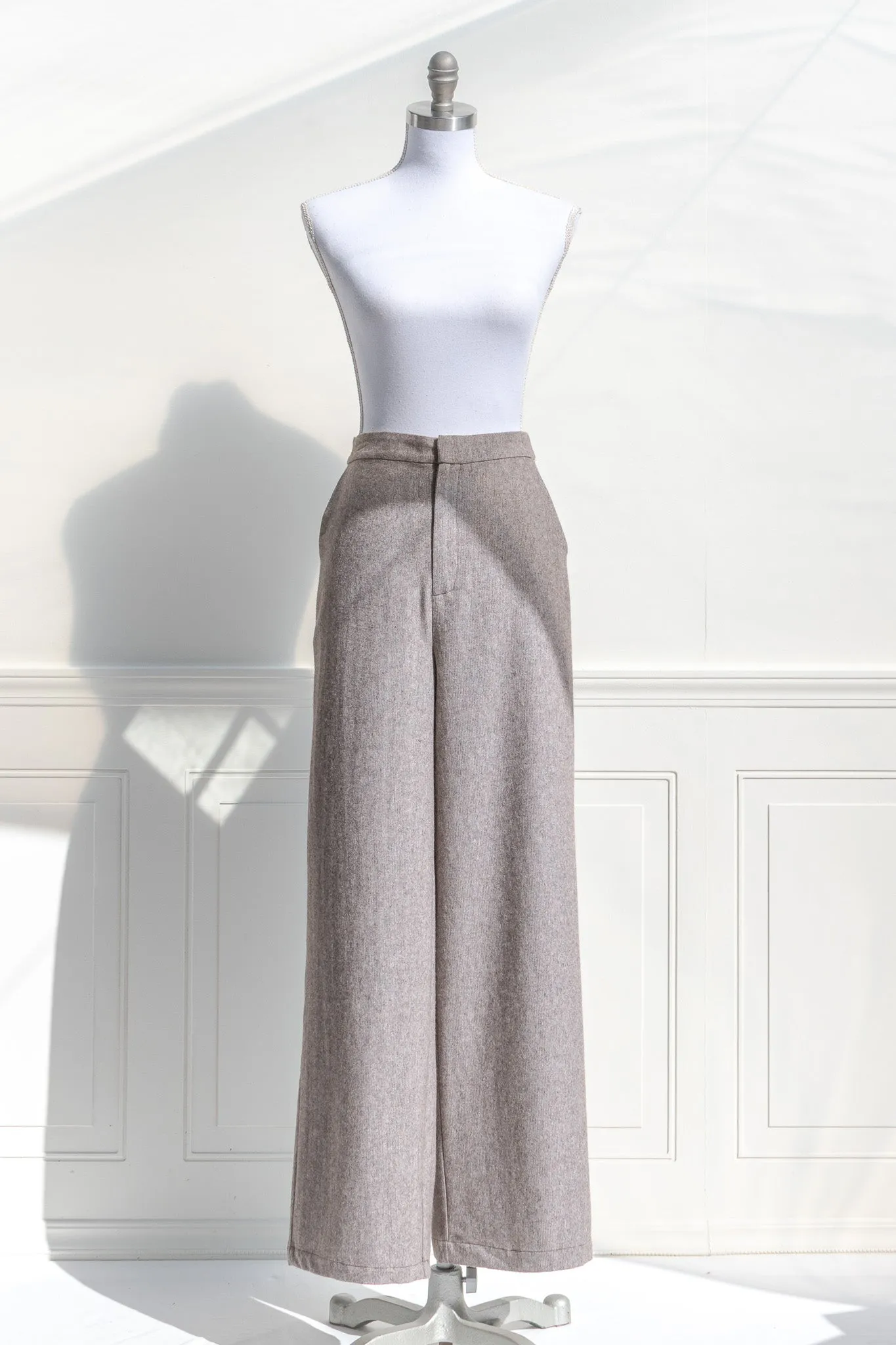 Tailleuse Wool Blend Trousers