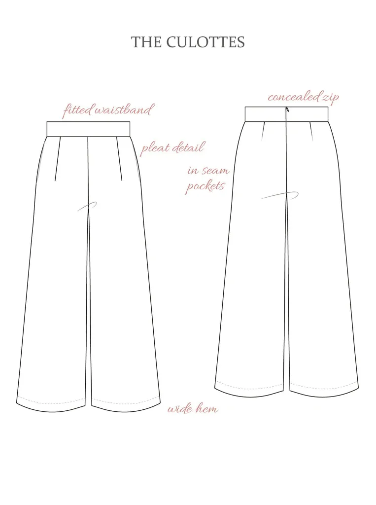 The Avid Seamstress - Culottes