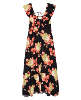 The Geranium Dress. -- Cabbage Rose Print