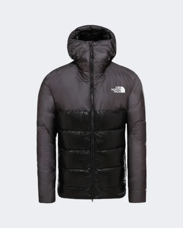 The North Face Summit L6 Down Belay Parka Men Hiking Jacket Black/Dark Grey