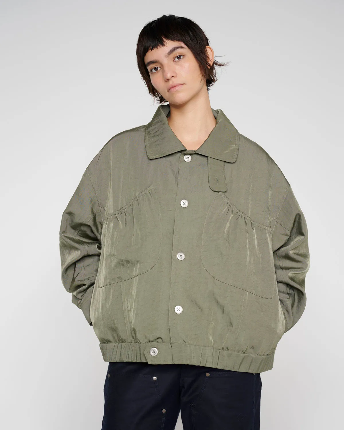 Titan Bomber Jacket - Sage