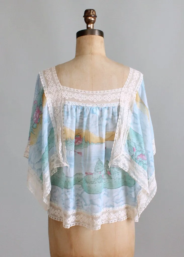 Vintage 1970s Paradise Lake Top