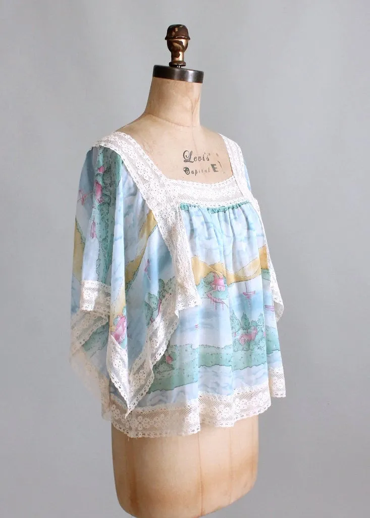 Vintage 1970s Paradise Lake Top