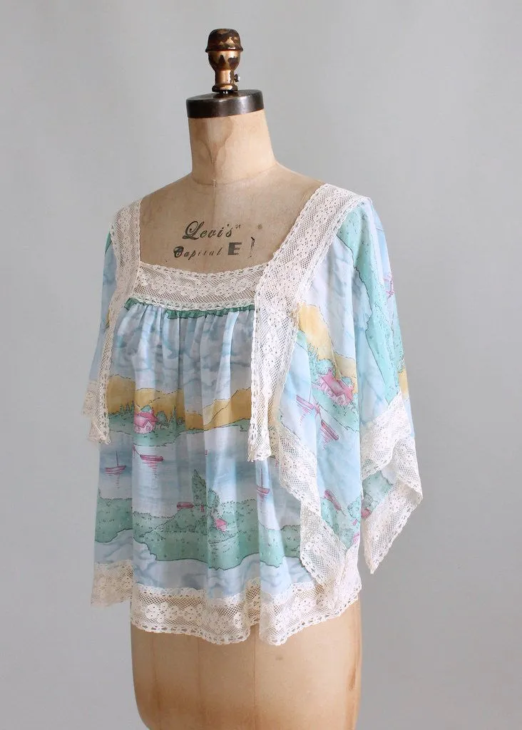 Vintage 1970s Paradise Lake Top