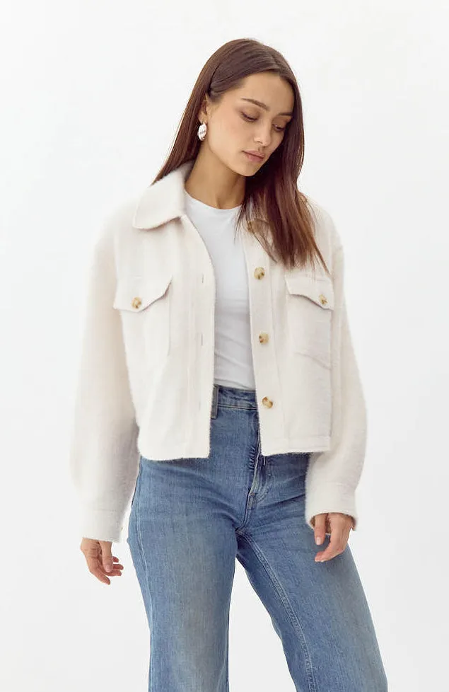 Weston Cropped Cozy Knit Jacket