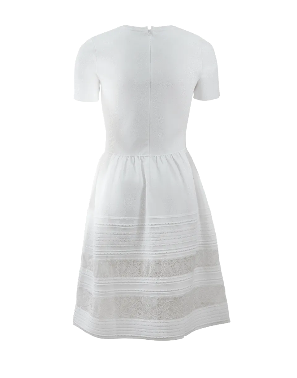 White Knit Dress