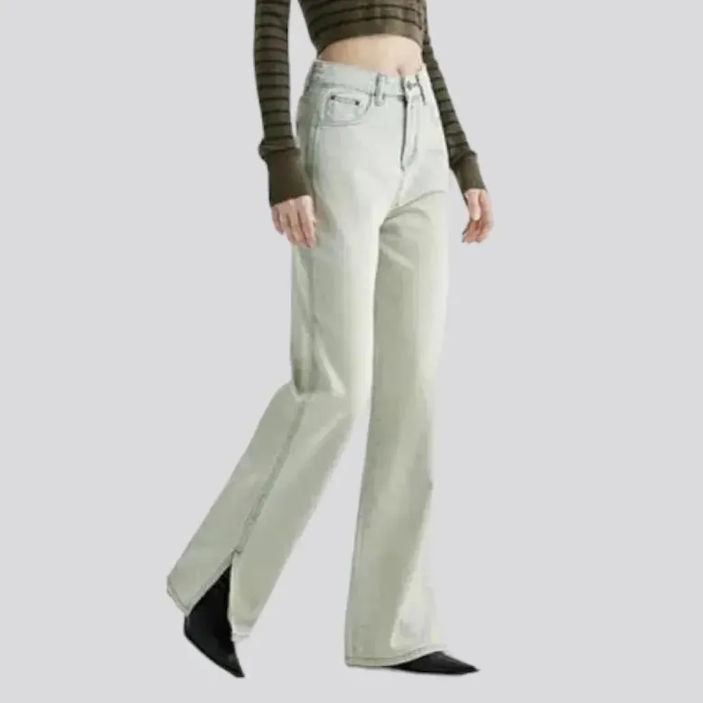 Wide-leg vintage jeans for ladies