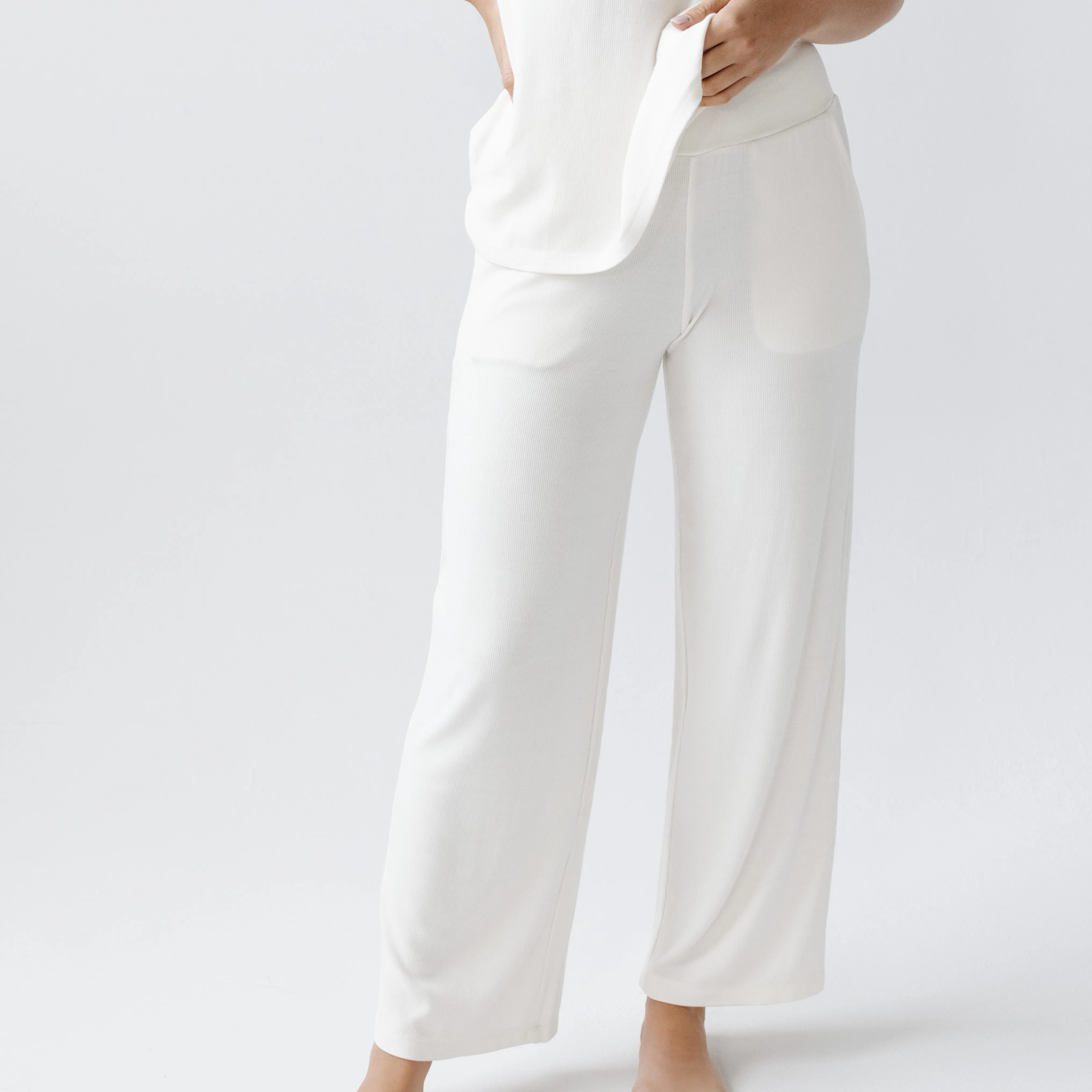 Women’s Bamboo Rib-Knit Lounge Pant